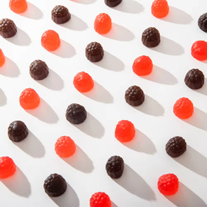 Bonbons gélifiés aux fruits rouges et noirs OEM Chine, saveur fruitée, en vrac, bonbons à mâcher - Product Image 4