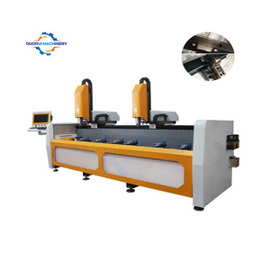 Machine de perçage et de fraisage CNC à double broche pour <span class=keywords><strong>profil</strong></span>és en aluminium, destinée aux industries des portes, des fenêtres et des murs rideaux - Product Image 1