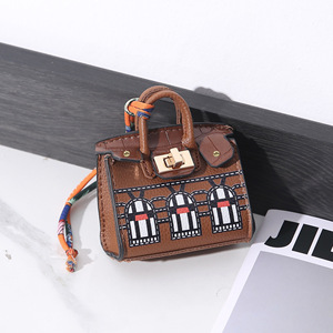 Casa <span class=keywords><strong>Mini</strong></span> borsa ciondolo casa piccola moda nuova moda impermeabile copertura in materiale di chiusura bocca rossa busta auricolare auto portachiavi - Product Image 1