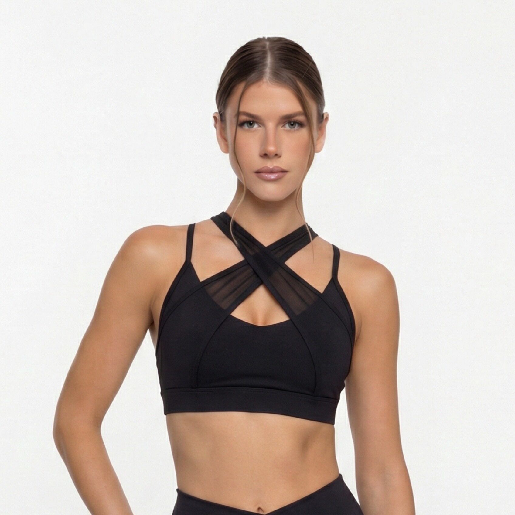 Eco-Friendly Anti-UV Anti-Bacterial Lightweight Breathable Sweat-Wicking Quick Dry Four-Way Stretch Strapless Medium Support Bra
