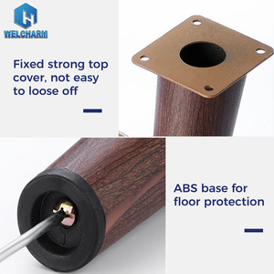 Moderno in metallo italiano gambe versatili <span class=keywords><strong>piedi</strong></span> in legno <span class=keywords><strong>per</strong></span> tavolino <span class=keywords><strong>da</strong></span> caffè armadio soggiorno Hotel appartamento casa ufficio - Product Image 3