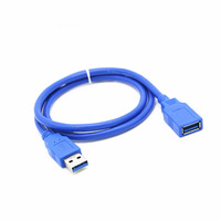 Alta velocidad 1,5 M 3M 5M 5Gbps USB A macho a hembra Cable USB3.0 Cable para impresora teclado ratón y unidad Flash