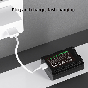 Batterie rechargeable USB-C PUJIMAX 1 pièce NP-FZ100 pour appareil photo Sony Alpha A7S A7 III A7 IV <span class=keywords><strong>A7C</strong></span> II A7CR <span class=keywords><strong>A6600</strong></span> A6700 7.4V 2600mAh - Product Image 5