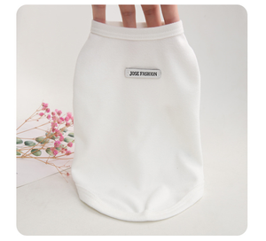 <strong>Hot</strong> Selling Luxury French <strong>Pet</strong> Vest Customized Solid Color Cotton Dog <strong>Clothes</strong> for Summer Letter Patterned <strong>Pet</strong> Wear - Product Image 3