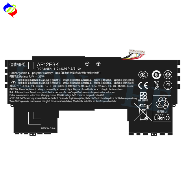 Factory Wholesale AP12E3K Laptop Battery for Acer S7-191/S7-391-53314G12 Laptop Battery Replacement