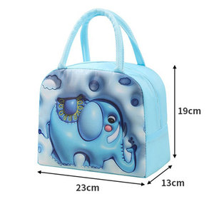 <span class=keywords><strong>Sac</strong></span> à déjeuner isotherme portable pour enfants, boîte à lunch bento pour étudiants, motif dessin animé - Product Image 6