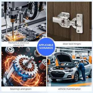 Rulman gres NSF sertifikalı baz yağ motorlar için yüksek sıcaklık uzun ömürlü anti-aşınma yağlayıcı otomotiv endüstriyel ekipman - Product Image 5