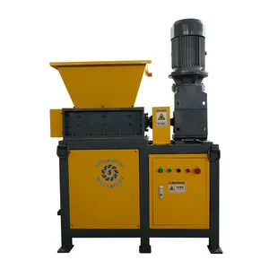 ST-300 Double Shaft Used Mobile Hard Disk Drive Shredder Machine Plastic Crusher Machine