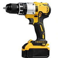Perceuse à percussion 21V 40N.m 0-1500RPM 2200IPM Mandrin sans clé 3/8 Moteur sans balais Vitesse variable Réversible OEM pour usage domestique et professionnel Bois Métal