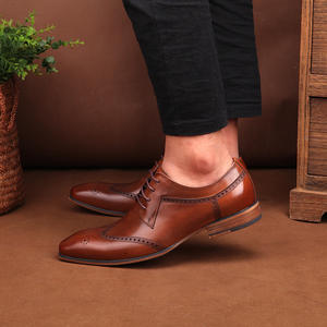 Zapatos Formales de Cuero para Hombre, Estilo Monk Strap, Modernos, Casuales, de Negocios, con Punta en Pico, que Aumentan la Altura, Antideslizantes - Product Image 6