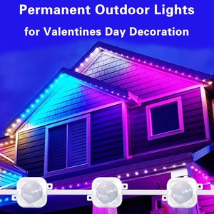 Module Ws2811 <span class=keywords><strong>Led</strong></span> Neon Eaves Lights, couleur modifiable, 12v RGBIC <span class=keywords><strong>Led</strong></span> <span class=keywords><strong>Pixel</strong></span>, éclairage extérieur permanent - Product Image 4