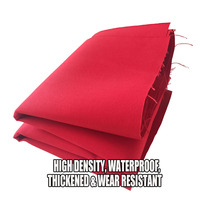 Tente et bâche d'extérieur en toile de silicone rouge pour filles, tissu respirant, imperméable, résistant aux UV, haute résistance à la déchirure