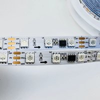 Tira de LED RGBIC Ws2811 Ws2812b Ws2815 DC 5V 12V 24V 30/60/144leds/m 5M 10M Rollo SMD5050 Pixel Direccionable y Programable para KTV
