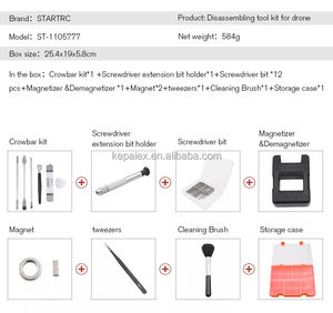 Obeng Pembdisassembly Drone 26 In 1, untuk Alat Perbaikan Pesawat Tanpa Awak Mavic Air <span class=keywords><strong>2</strong></span> Set Peralatan Perbaikan - Product Image 3