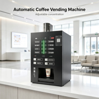 Mini distributeur automatique de café sans surveillance pour bureau, à monnayeur, expresso, Americano, avec distribution automatique de tasses