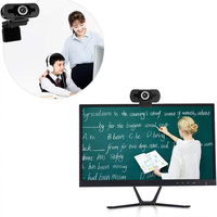 Kamera Web USB2.0 Plug Play 1080P 2MP Sensor CMOS dengan Mikrofon Full HD Webcam USB untuk Laptop PC