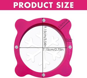 Support magnétique en acrylique pour pochoirs à biscuits, cadre pour pochoirs à glaçage royal, cadre magnétique pour pochoirs - Product Image 5