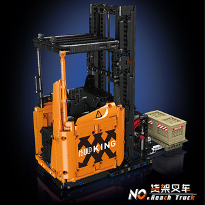 Yuxing Modelo King 17040-41, Serie de Ingeniería, Montacargas con Estanterías, Bloques de Construcción, Juguete para Niños, Control Manual, 1506+ Piezas - Product Image 3