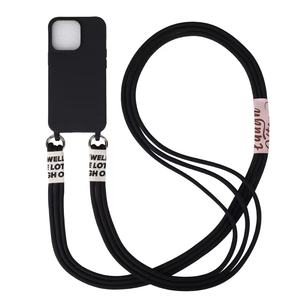 Funda de Teléfono con Cordón de Cuerda Simple, Impermeable, Resistente a Golpes, Ecológica, de TPU de Silicona Líquida para 15/14/13 Pro Max/12/11 Pro Max/XS - Product Image 1