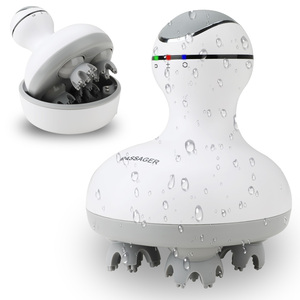 Masajeador de Cabeza Inteligente, Impermeable, Automático, de Silicona, Recargable, Eléctrico, para el Cuidado del Cuero Cabelludo y la Relajación - Product Image 5