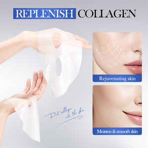 Высококачественная биоаква био-Коллагеновая маска против морщин, увлажняющая гиалуроновая кислота, средства по уходу за кожей лица - Product Image 6