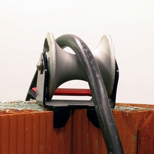 Industrielle Kantenführungsrolle aus Aluminiumlegierung CNC 1500kg Traglast <span class=keywords><strong>CDP</strong></span>-Beschichtung Eckrolle für Untergrund-Kabelinstallation - Product Image 6