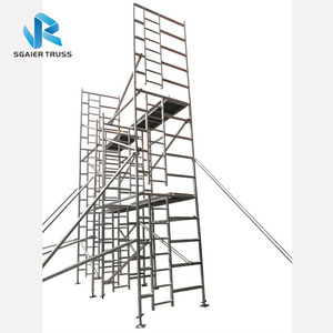 Andamio de aluminio con estructura compacta, operaciones de construcción aplicadas - Product Image 3