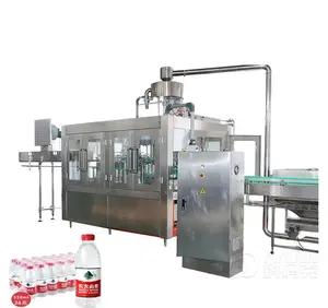 Full Automatic PLC Purified Water Bottling Plant Equipment Drinking Water Production Lines Mineral Water Filling Machines