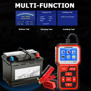 Outil de bricolage OBD2 Automobile ECU Diagnostic Tool plus 12V Battery <span class=keywords><strong>Tester</strong></span> KW681 pour Voiture Moto - Product Image 3