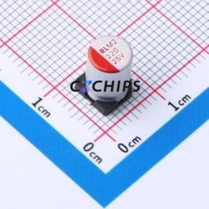 JBLM2221M025C090RTM 220UF 25V ตัวเก็บประจุแบบโซลิด SMD, ขนาด D6.3xL9 มม. 20% 2.1A100kHz - Product Image 1