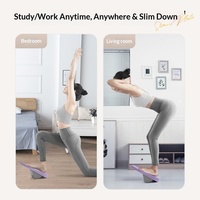 Nouvelle planche d'étirement réglable en ABS avec repose-pieds pour femmes, outil d'étirement des mollets à usage domestique, pour des jambes affinées, plateforme inclinée à neuf niveaux