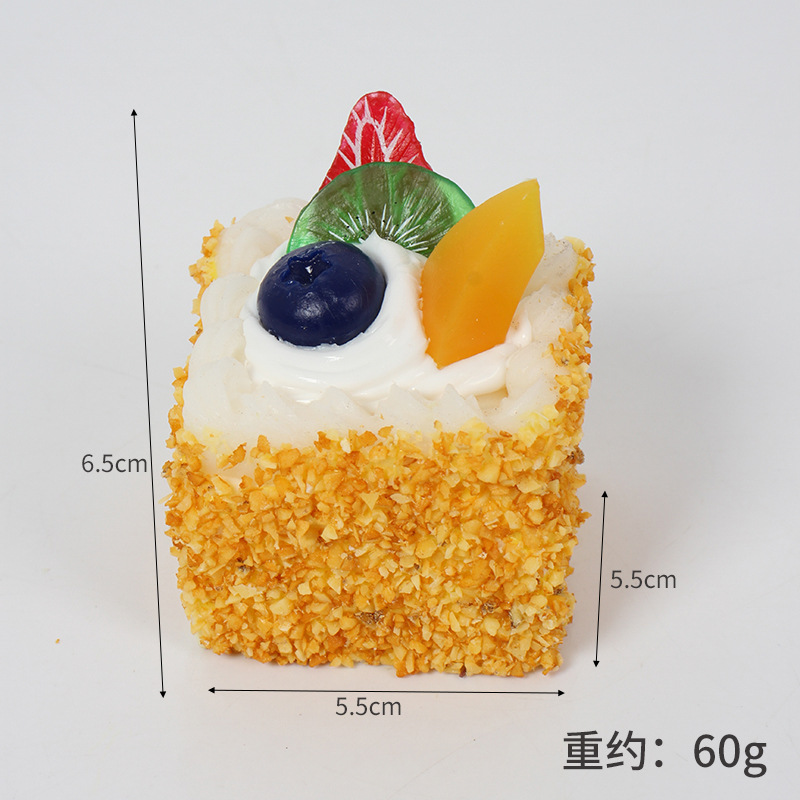 Square coconut cake-yellow