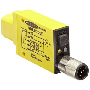 เซ็นเซอร์ลำแสงขนาดเล็ก Banner รุ่น SME312DQD แบบกระจายแสงอินฟราเรด 10-30 VDC ขั้วต่อ 5 พินแบบ QD - Product Image 2