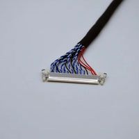 Wavelink 30-Pin 10064 32AWG LVDS-Kabel für Videodisplay-Bildschirm PVC-Kabelbaum für Motorrad Automobil Elektronik