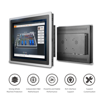 15 17.3 18.5 pouces système Android résistif tout en un PC IP65 étanche moniteur à écran tactile industriel