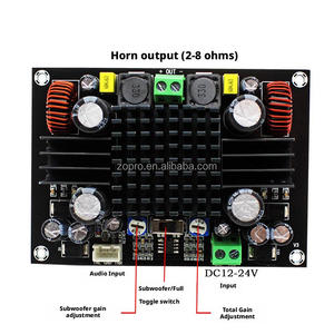 150W Công Suất Cao Mono 12V Tinh Khiết Loa Siêu Trầm Khuếch Đại Kỹ Thuật Số Hội Đồng Quản Trị Tpa3116d2 Khuếch Đại Âm Thanh Mô-đun - Product Image 3