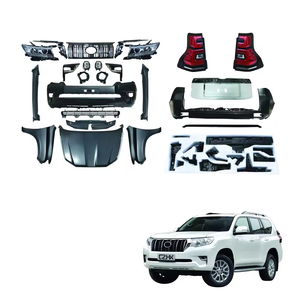 Kit carrosserie pour Toyota <span class=keywords><strong>Land</strong></span> <span class=keywords><strong>Cruiser</strong></span> <span class=keywords><strong>Prado</strong></span> FJ150 2018 2019 2020 <span class=keywords><strong>2021</strong></span>, pare-chocs avant et arrière, mise à niveau de la carrosserie - Product Image 1