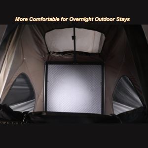 Tenda atas atap mobil 2-3 orang, tenda kain Oxford otomatis Pop-Up, cangkang keras aluminium Kemah luar ruangan mudah dibuat - Product Image 3