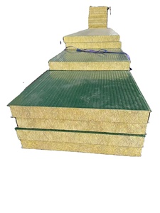 Panneaux pour chambres froides à haute résistance à la compression, certifiés CE, en polyuréthane/<span class=keywords><strong>laine</strong></span> <span class=keywords><strong>de</strong></span> <span class=keywords><strong>roche</strong></span>/EPS/PIR - Product Image 6