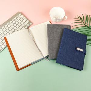 Quaderno A5 in Lino Tinta Unita 2026, Diario Creativo per Ufficio, Libro di Contabilità in Tessuto con Clip per Uso Artistico <span class=keywords><strong>e</strong></span> Aziendale - Product Image 5