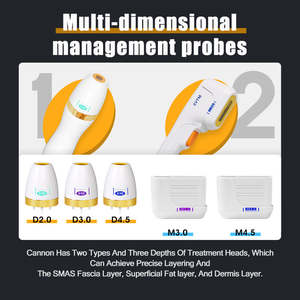 Machine de traitement anti-âge portable 7D pour le lifting du visage et l'élimination des rides FU, très vendue - Product Image 2