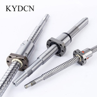 Kit de vis à billes 12mm 16mm 20mm 25mm 32mm 40mm 50mm avec roulement SFU1204/SFU1605 pour siège de moteur Nema23/Nema34, usage intensif pour machines CNC