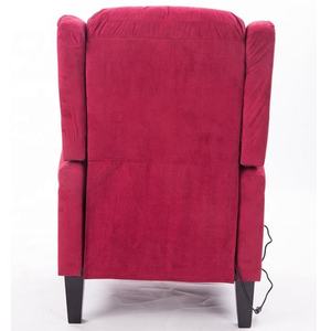 Sofá Reclinable Individual Moderno de Terciopelo con Función de Masaje, Cómodo Sillón Reclinable para Sala de Estar, Escuela, Parque - Product Image 6