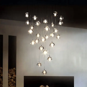 2024 nouveau <span class=keywords><strong>lustre</strong></span> en cristal moderne lumière LED <span class=keywords><strong>Transparent</strong></span> <span class=keywords><strong>verre</strong></span> bulle <span class=keywords><strong>boule</strong></span> abat-jour <span class=keywords><strong>lustre</strong></span> de plafond - Product Image 6
