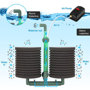 수족관 용 에어 펌프 더블 스폰지 워터 필터 - Product Image 4