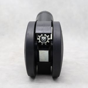 SS Schwarz Farbe All <span class=keywords><strong>Plastic</strong></span> Cabinet <span class=keywords><strong>Caster</strong></span> Rollen rad mit oder ohne Bremse - Product Image 2