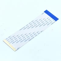 Câble ruban flexible FPC FFC 60/68/80 broches, pas de 0,5 mm, type B, 100 mm pour téléviseur LCD, autoradio, lecteur DVD, ordinateur portable
