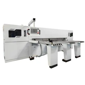 Computerized panel beam sawing machine automated high speed multifunctional band saw machine