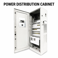Boîtier de distribution métallique en acier galvanisé avec revêtement en poudre, verrouillable, taille personnalisable, pour armoire de commutation
