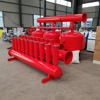 Filtro de Arena de Cuarzo de Acero al Carbono de Alto Flujo con PLC Automático para Riego Agrícola